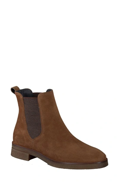 Paul Green Sunny Chelsea Boot In Toffee Soft Suede