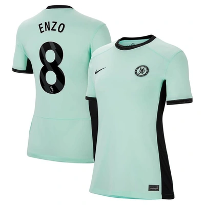 Nike Enzo Fernã¡ndez Chelsea 2023/24 Stadium Third  Women's Dri-fit Soccer Jersey In Green
