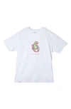 Quiksilver X Saturdays Nyc Snyc Graphic T-shirt In White