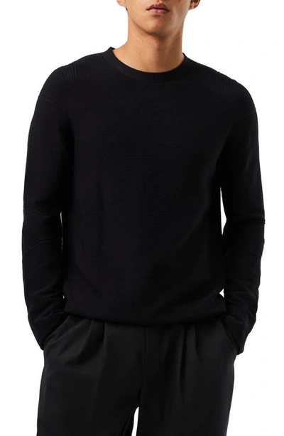 Alphatauri Seamless 3d Performance Knit Sweater In Black