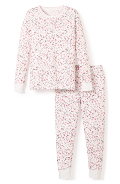Petite Plume Girls' Dorset Tight Fit Pajamas - Little Kid, Big Kid In Pink