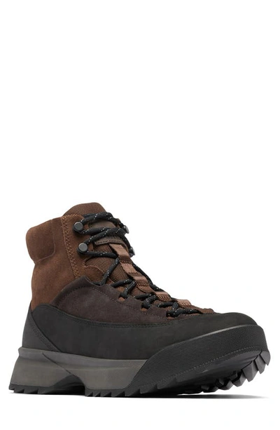 Sorel Scout 87 Waterproof Hiking Boot In Tobacco, Black