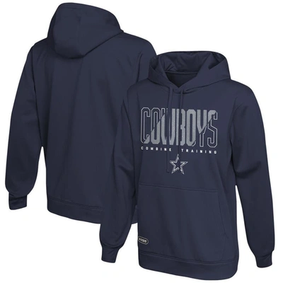 Outerstuff Navy Dallas Cowboys Backfield Combine Authentic Pullover Hoodie