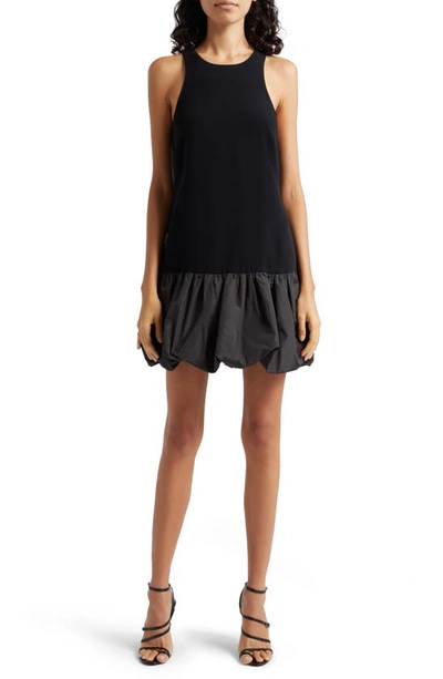 Cinq À Sept Freya Sleeveless Bubble Hem Dress In Black