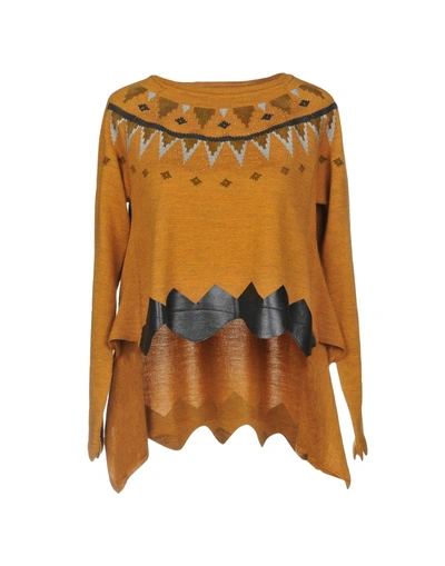 High Sweaters In Ocher