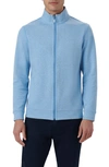 Bugatchi Reversible Knit Jacket In Air Blue