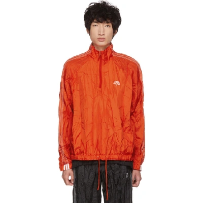 Adidas Originals By Alexander Wang Adidas By Alexander Wang Windbreaker In Red In Orange