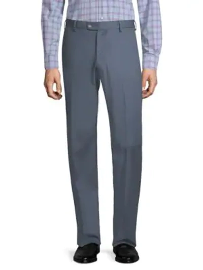 Peter Millar Men's Soft Touch Twill Trousers In Navy