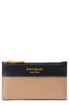 Kate Spade Morgan Colorblock Saffiano Leather Bifold Wallet In Cafe Mocha Multi