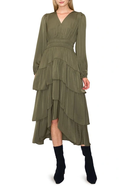 green emerald velvet dress Teffoli Maxi Dress Green