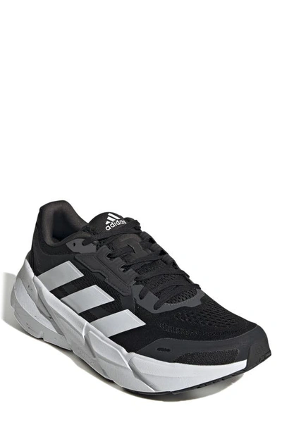 Adidas Originals Adilette Tonys Chocolonely Running Shoe In Core Black/ Ftwr White/ Grey