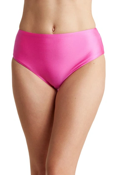 Vyb Butter Up High Waist Bikini Bottoms In Malibu Pin