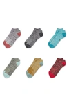 Nike 6-pack Everyday Lightweight No-show Training Socks In Lsgigb/ Jitnb