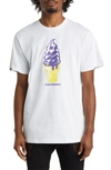 Icecream Sherbert Graphic T-shirt In White