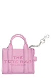Marc Jacobs The Nano Tote Bag Charm In Fluro Candy Pink