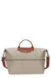 Longchamp Le Pliage 21-inch Expandable Travel Bag In Turtledove