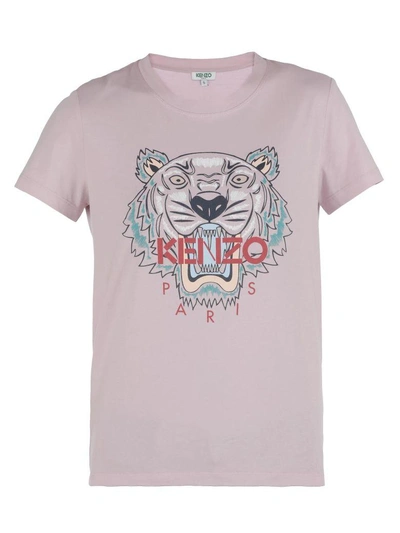 Kenzo Tiger Cotton-jersey T-shirt In Begonia