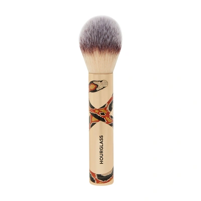Hourglass Veil Powder Brush - Snake (limited Edition) In White
