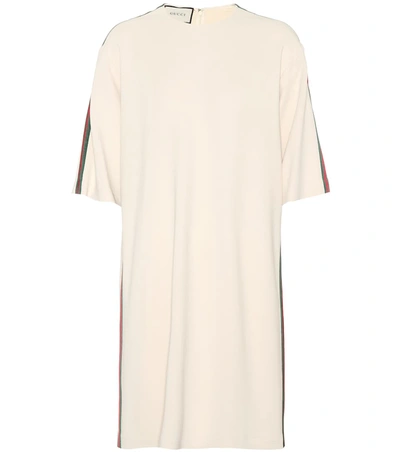 Gucci Stretch-jersey Dress In White