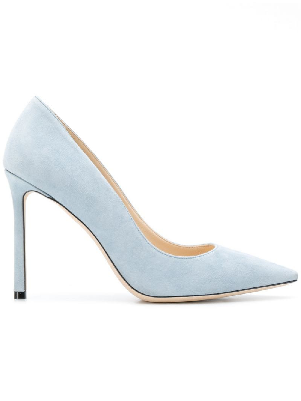 light blue pumps