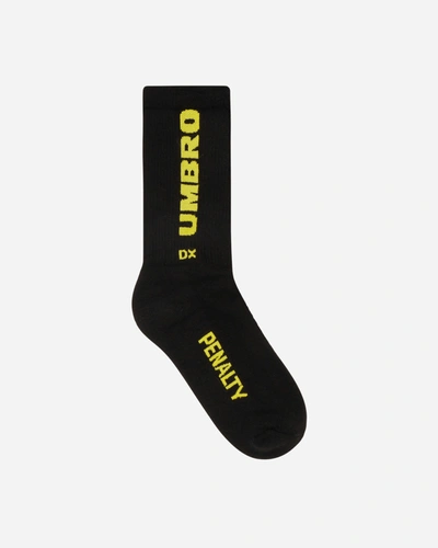 Umbro Short Socks Black / Yellow In Multicolor