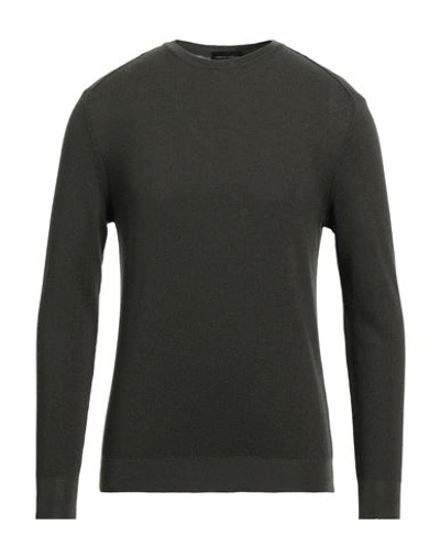 Roberto Collina Man Sweater Dark Green Size 38 Merino Wool