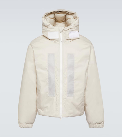 Stone Island Marina Reflective Puffer Jacket In Neutrals