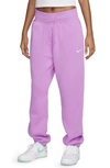 Nike Sportswear Phoenix High Waist Fleece Sweatpants In Purple