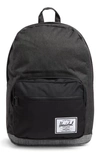 Herschel Supply Co Pop Quiz Backpack In Black Crosshatch/ Raven