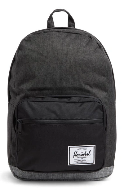 Herschel Supply Co Pop Quiz Backpack In Black Crosshatch/ Raven