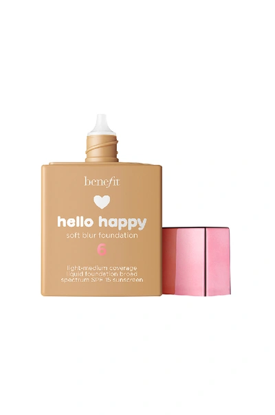 Benefit Cosmetics Hello Happy Soft Blur Foundation In 06.