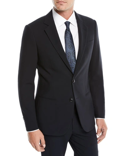 Giorgio Armani Men's Crepe Wool Two-piece Suit, Navy