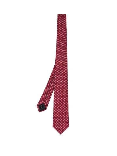 Ermenegildo Zegna Paisley-print Silk Tie In Red Multi
