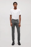 Cos Slim Tapered Jeans In Grey