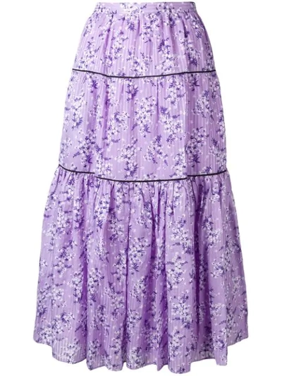 Ulla Johnson Auveline Skirt In Lilac