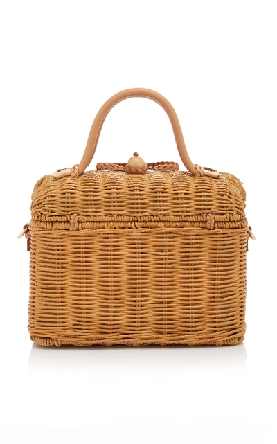 Ulla Johnson Perle Wicker Bag In Neutral