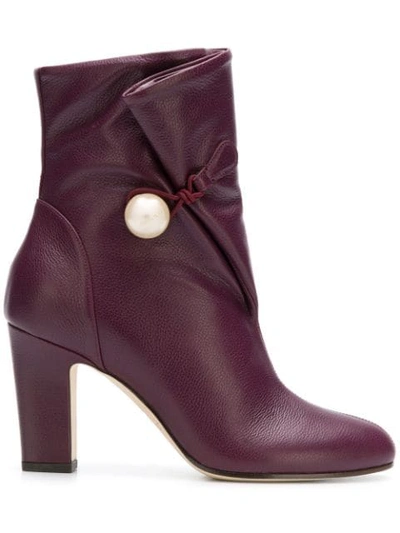 Jimmy Choo Bethanie 100 Ankle Boots In Pink