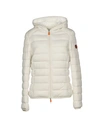 Save The Duck Jacket In Ivory