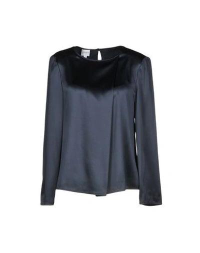 Armani Collezioni Blouse In Dark Blue