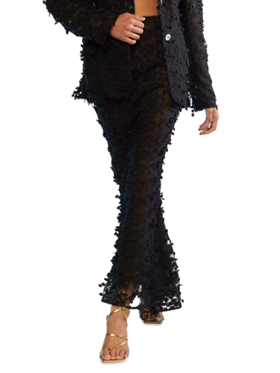 cynthia rowley 3d embroidered tulle dress Cynthia Rowley Bouquet Embroidered Mini Dress main image 1