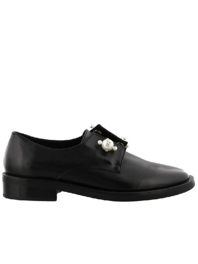 Coliac Sally Laced Up Shoes In Black