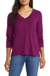 Tommy Bahama Kauai Long Sleeve T-shirt In Dark Purple