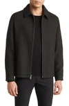 Hart Schaffner Marx Paloma Wool Blend Twill Jacket In Olive Twill