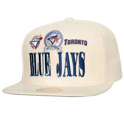 Mitchell & Ness Men's  Cream Toronto Blue Jays Reframe Retro Snapback Hat