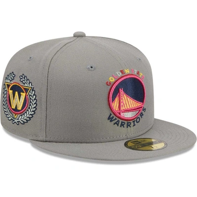 New Era Grey Golden State Warriors Colour Pack 59fifty Fitted Hat
