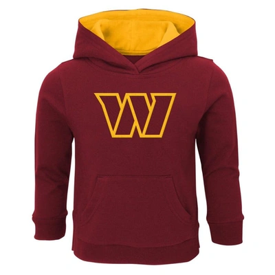 Outerstuff Kids' Toddler Burgundy Washington Commanders Prime Pullover Hoodie