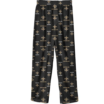 Outerstuff Kids' Youth Black New Orleans Saints Team-colored Printed Pajama Pants