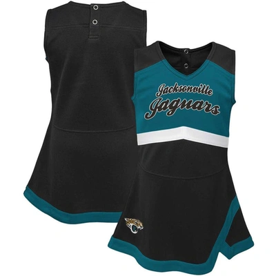 Outerstuff Kids' Girls Infant Black Jacksonville Jaguars Cheer Captain Jumper Dress