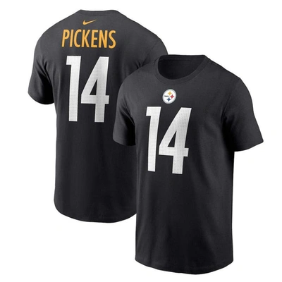 Nike George Pickens  Black Pittsburgh Steelers  Player Name & Number T-shirt