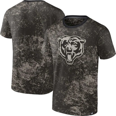 Fanatics Branded Black Chicago Bears Shadow T-shirt